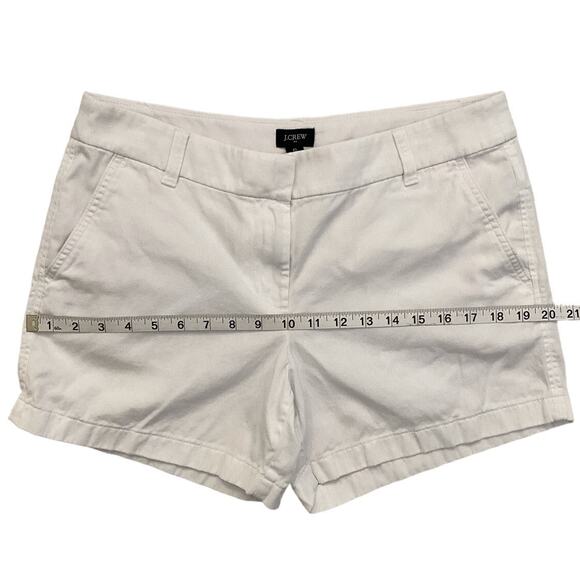 J Crew Factory 5" Classic Chino Short White Size 8 Pockets - Picture 6 of 15